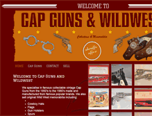 Tablet Screenshot of capgunsandwildwest.com